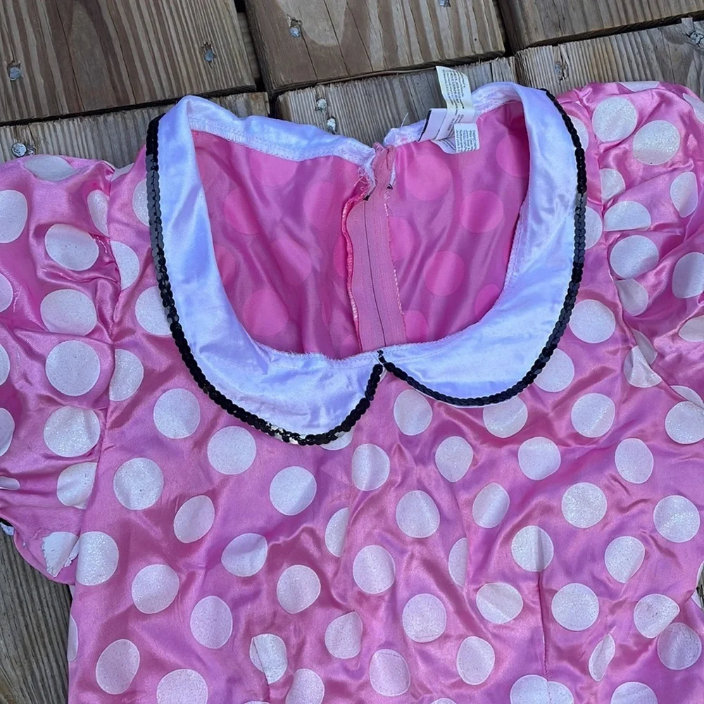 💕 Minnie Mouse 5 Piece Costume Size Small /Junior 3-5